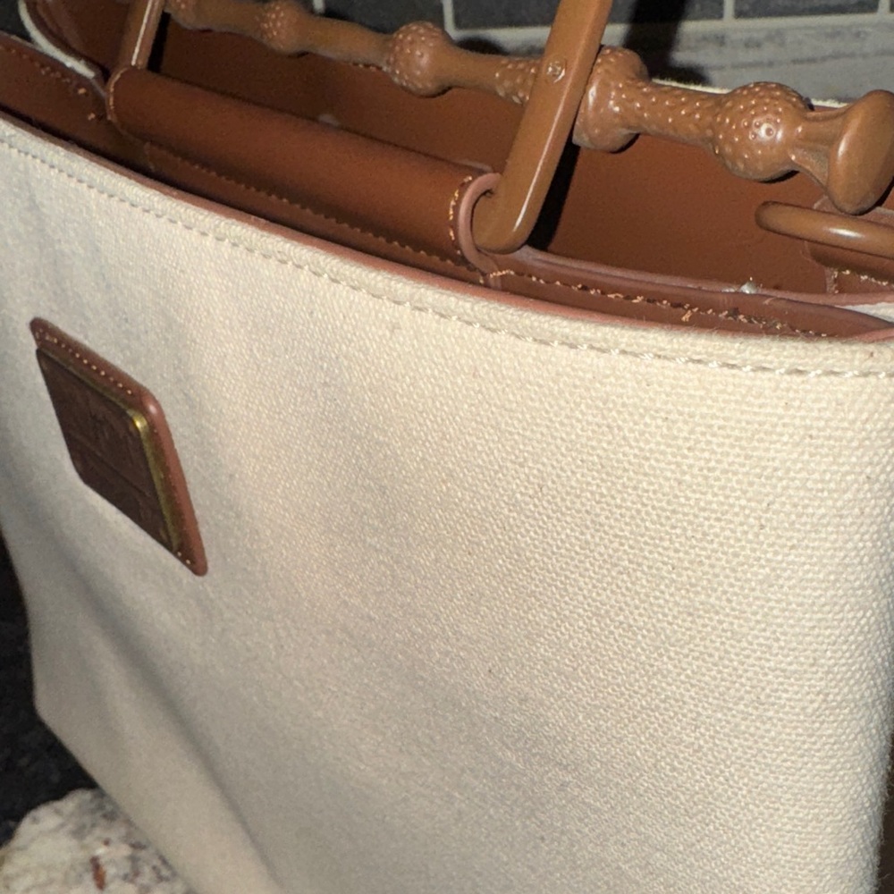Harry Potter Elder Wand Tan Loungefly Brown Canvas Handbag NWOT - Picture 6 of 13